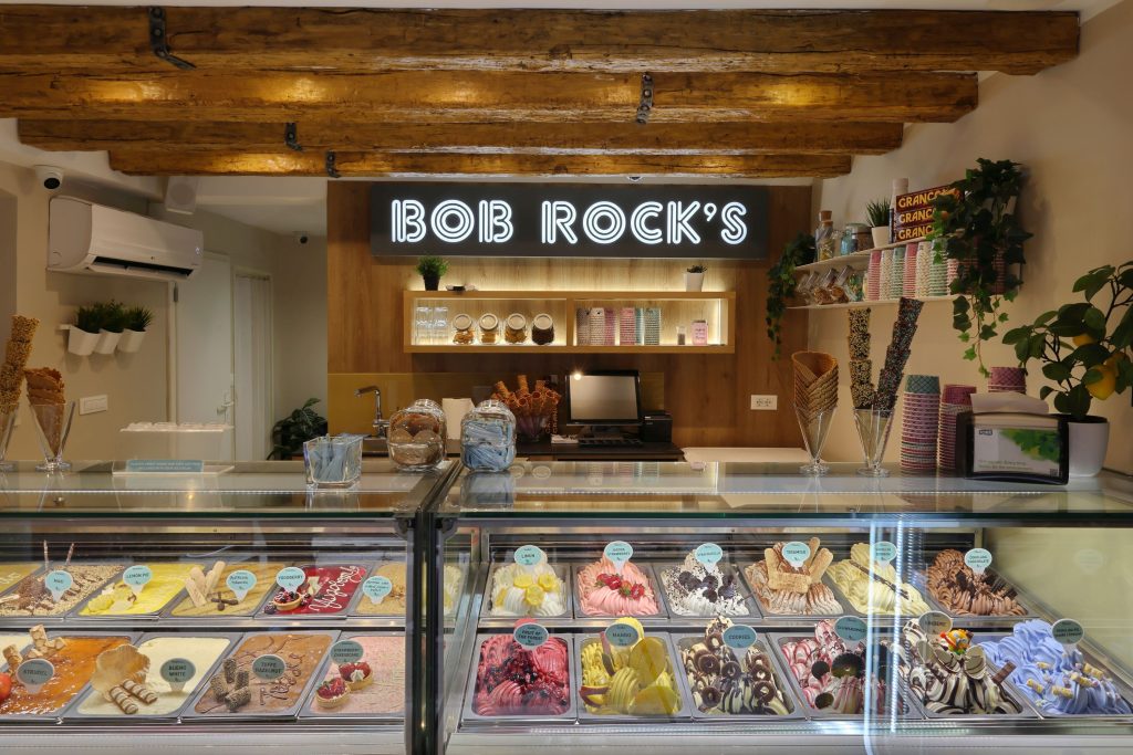 Izbor sladoleda u Bob Rock's Varoš